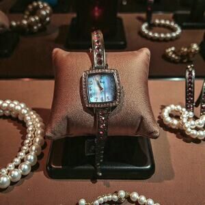 Affinity MOP 38352 Ladies Watch 23MM 7" Rhinstones H21